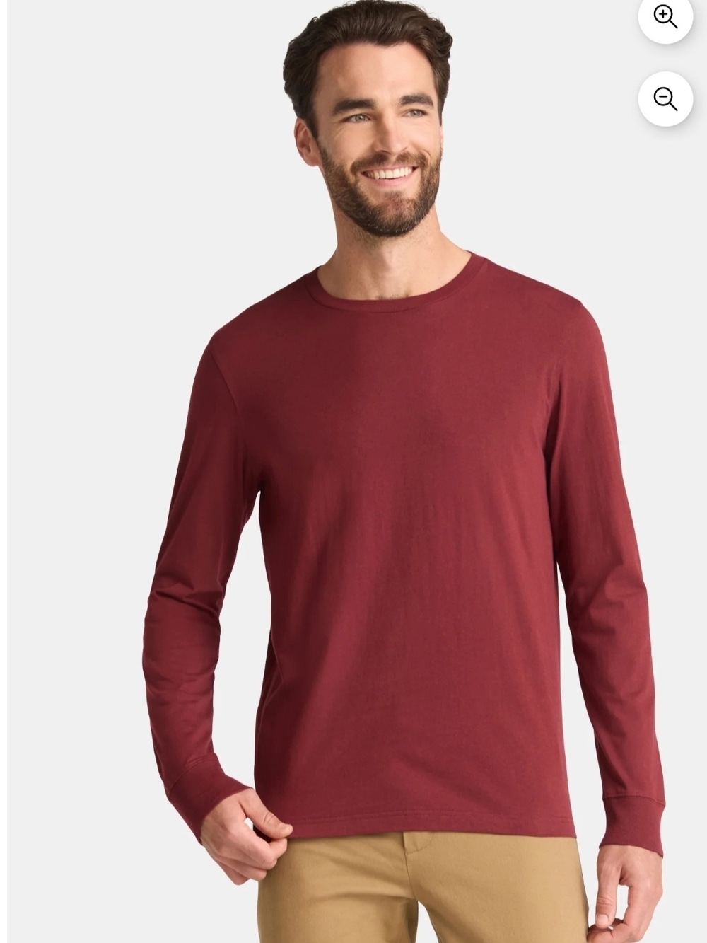 George Men's Long-Sleeve Crewneck Shirt